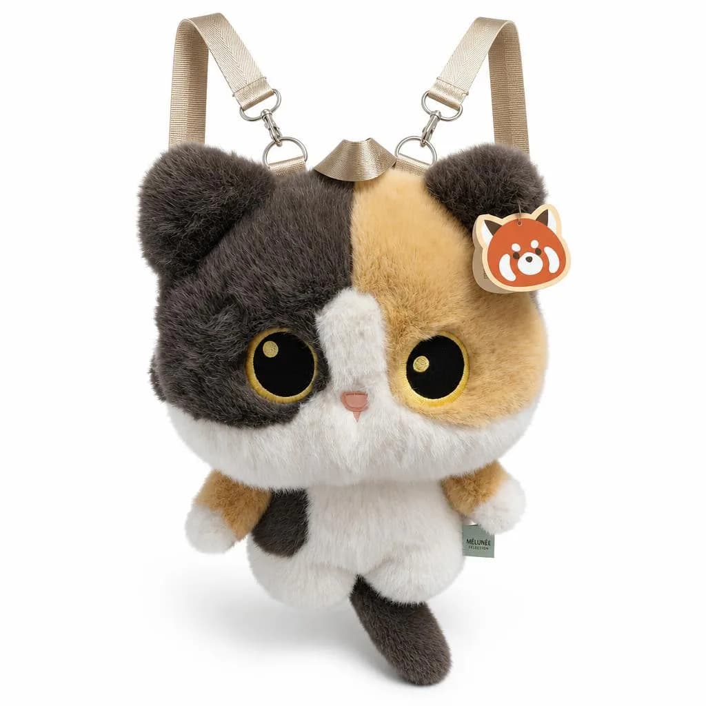 Happy Cat – Chüschelirucksack im Plüsch-Design